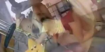 Blonde goes anal