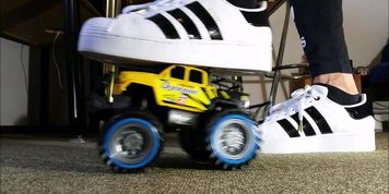 Toycar Crushing with Adidas Superstar Bold (Trailer)