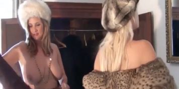 Blondes in fur