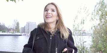 German Scout - Deep Anal Sex Casting For Petite Colombian T...