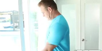 Perky boobs stepsis shows off ass and pounded in many poses (Brittany Shae)