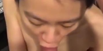 Giving facial to Chinese wife