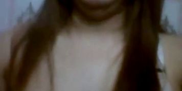 Indian girl recording herself in Bathroom