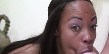 Sophia catches this guy and she drinks Every last drop of semen after taking co