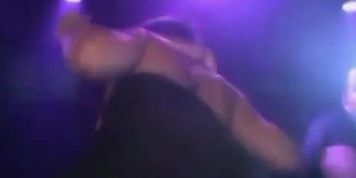 Two lesbians in short dresses dancing upskirt (Too Much)