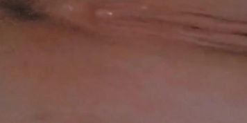 Watching cum drip out of my pussy 