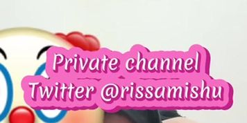 RISSAMISHU Jilbab Hitam Sepong Kontol Pacar