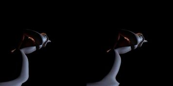 VReal_18K Hot and Cold Lesbian 69 - romantic mutual oral sex featuring blue hair Evelyn Parker and redhead Leliana (Dragon Age) 