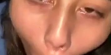 Naughty Ali Roughly Deep Throats Big Cock