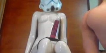 Freaky Webcam Girl Riding Strapon 2