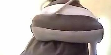 her panties went right into her ass crack