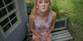 Spinner with small tits fucks huge dick (Aubrey Marie)