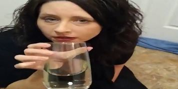 My wife loves to drink both of our piss from a cup