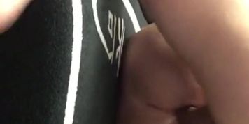 Hidden camera cream pied sister in the ass