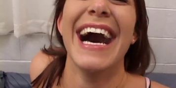 Skinny Teen Takes Two Cocks At Once (Savannah Stern)