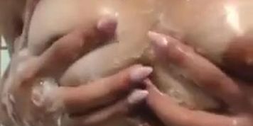 Brenda Trindade Soapy Shower Tits Squeezing