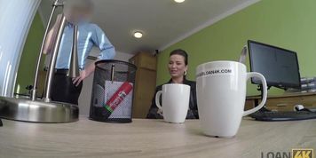 Loan4K. Girl Pays With Sex To Get Necessary Credit And Buy A Bike