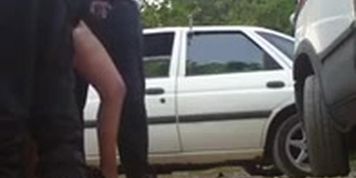 Slut gets used in park