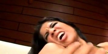 BIG TITS SEX MOVIES - Busty Latino Dildo Fucks and Gets Analed