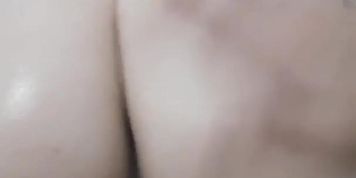 My bf massages my ass and teases my tight hole