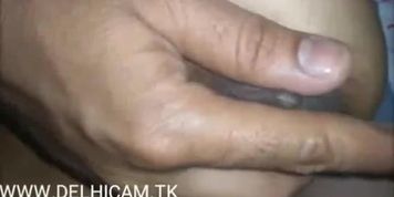 Neighbour wife big tits press and milking