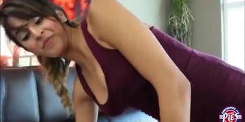 A big hard cock gets to fuck Sophia tight pink pussy