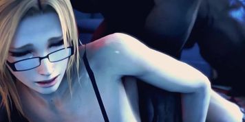 Girl With Glasses Got A Lot Of Unexpected Problems For Her Ass - 3d Animation Monsters Fucks Lustful Bitch In Anal And Cum
