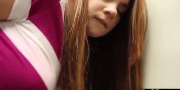 Finger banging her virgin ass
