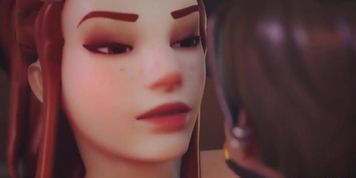 Brigitte fucking Tracer in lesbian session