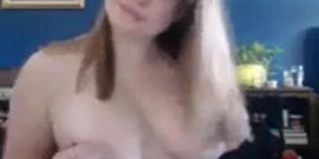 Thick Teen Teasing Her Body