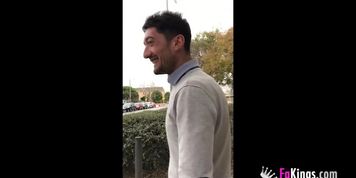 Blonde Latina auditions a dude that thinks she's just a secretary