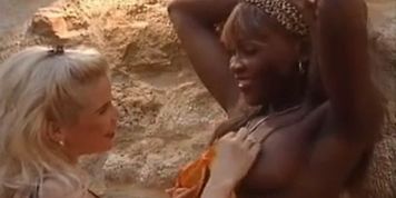 She tastes a black woman.