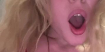 young girl masturbates in the toilet