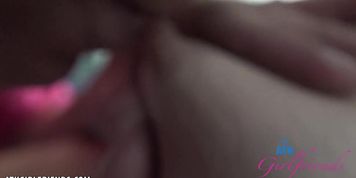 Aften Opal rides your hard dick and needs you to cum in her hairy pussy 1-2