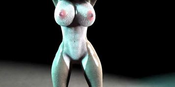 Bunny Girl MMD Dance Stripper Tease