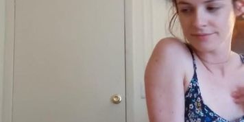 Sexy girl sucks and fucks my big dick