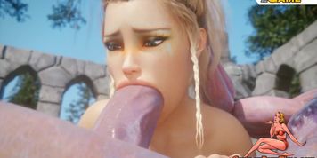 Hard Monster fucking Samus Aran hardcore 3D Porn Movie