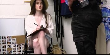 Teen Thief Hazel Moore Fucked By Mall Cop Dorian Del Isla
