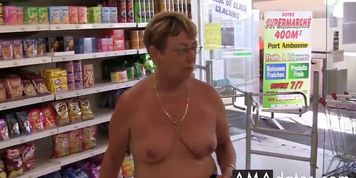 Shopping naked