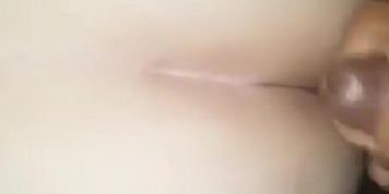 BBC Pounds my Tight Pussy and Cums on This Fat Ass