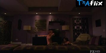 Callie Thorne Underwear Scene  in Rescue Me