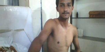 cute indian guy with vibrator in his ass
