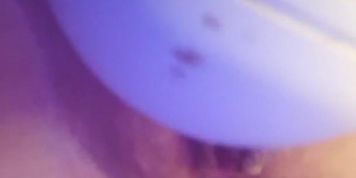 Fucking my wife in the arse while on her period.