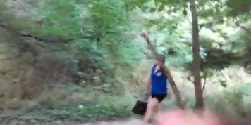 Park dickflash for 2 girls