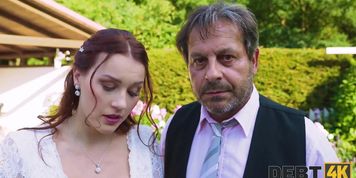 DEBT4k. Bride&iuml;&iquest;&frac12;s Sexual Delight with Charlie Red (Charli Red)