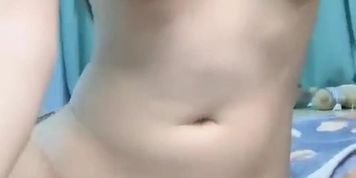 Chinese cute girl with lovely tits undresses herself (Cute Pussy)