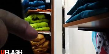 Cum for blonde store worker