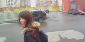 Real teenie pickedup and doggystyled in POV