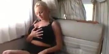 Busty Blonde Masturbates And Gets Fucked F
