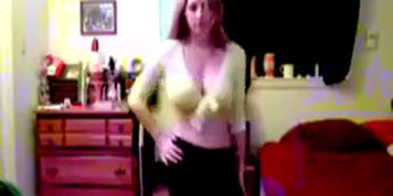 Cam Girl With Big Tits Strips